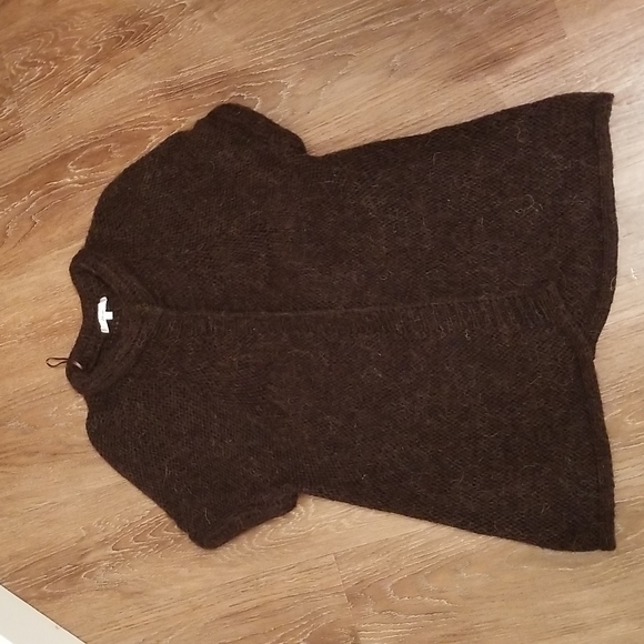 Miss Etam Sweaters - (L) Miss Etam Cardigan Fuzzy Furry Cozy Warm Lounge Cabin Natural Fibres Layers